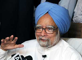 Indian Prime Minister Manmohan Singh.
