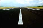 The spanking clean runway of the Cochin airport. Click for a bigger image