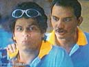 Azharuddin and Shah Rukh Khan in the Pepsi ad
