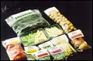 Branded vegetables in retail packs