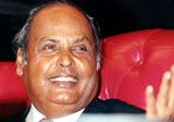 Dhirubhai Ambani, chairman, Reliance and most admired CEO