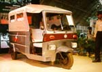 Mahindra&Mahindra's Bijlee vehicle on display at the Bombay auto show
