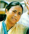 Mamta Banerjee, leader of Trinamul Congress