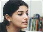 Twinkle Khanna at the Rediff Chat