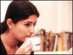 Twinkle Khanna at the Rediff Chat