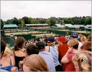 The Wimbledon crowd