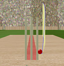 the ball which bowled Caddick in the first Test against Pakistan