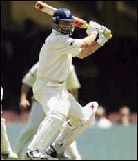 Steve Waugh in action