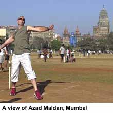 A view of Azad Maidan, Mumbai