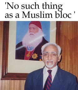 'No such thing as a Muslim bloc exists'