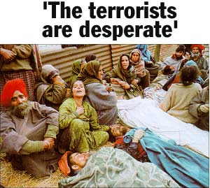 'The terrorists are desperate'