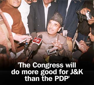 ''The Congress will do more good for J&K than the PDP:' Ghulam Nabi Azad