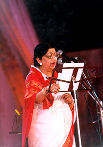 Lata Mangeshkar in concert