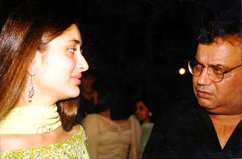 Kareena Kapoor and Subhash Ghai
