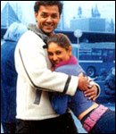 Bobby Deol and Kareena Kapoor in Ajnabee