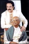 Director Akbar Khan with music composer Naushad