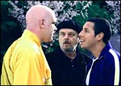 Jack Nicholson [centre] and Adam Sandler [right] in Anger Management