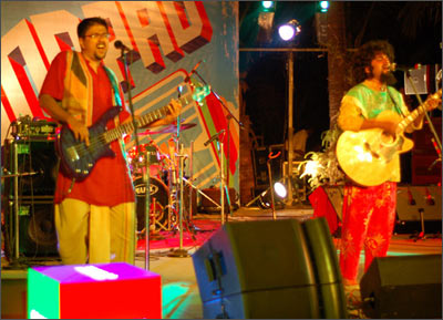A live shot of CCR's Bengaluru-based band, Swarathma