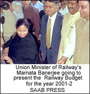 Mamata Banerjee, Union Railway Minister