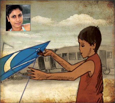 Ketki Saxena (inset) and her animated film Gitanjali