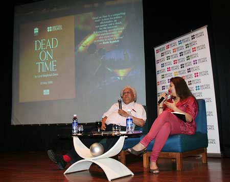 Lord Desai and Malavika Sangghvi in conversation