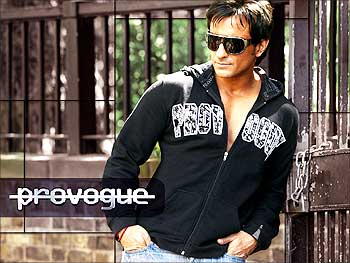Actor Saif Ali Khan models for Provogue.