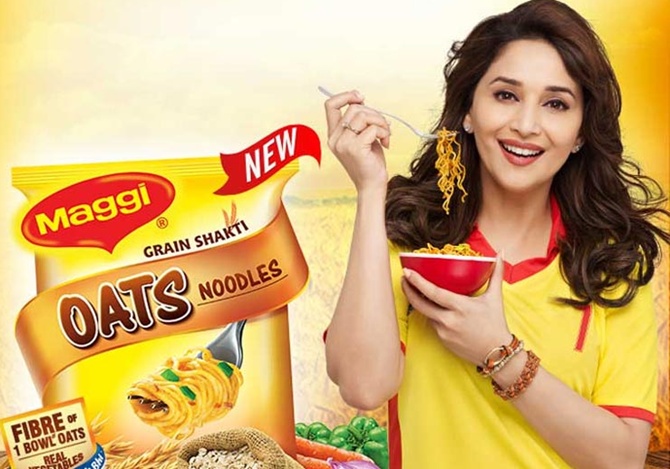 Madhuri Dixit advertising Maggi Noodles
