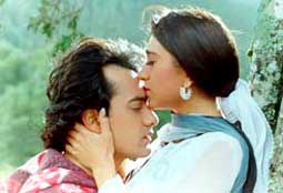 With Aamir Khan in Raja Hindustani