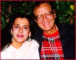 Priya Rajvansh with Chetan Anand