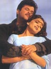Anil Kapoor and Madhuri Dixit in Pukar