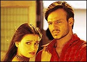 With Vivek Oberoi in Dum
