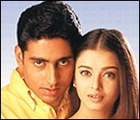 Abhishek Bachchan and Aishwarya Rai in Kuch Na Kaho