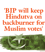 'BJP will keep Hindutva on backburner for Muslim votes'