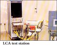 The LCA test station
