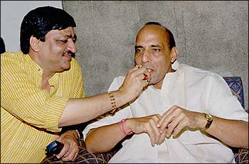 Image result for naresh agarwal with rajnath singh