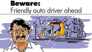 Beware: Friendly auto driver ahead