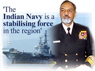 'The Indian Navy is a stabilising force in the region'