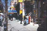 Shoppers on 74th Street