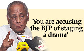 'You are accusing the BJP of staging a drama'