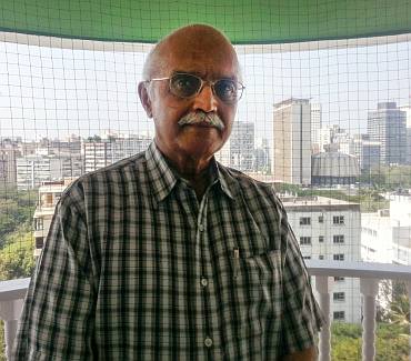 Vapalla Balachandran, Former Special Secretary, Cabinet Secretariat, Government of India, at his home in South Mumbai