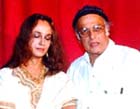 Mahesh Bhatt with his wife