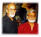 Satish Gujral with brother Inder Gujral