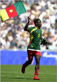 Cameroon wins its first Olympic Gold.