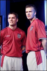 Michael Owen and David Beckham