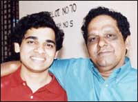 Sasikiran with his father