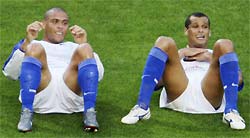 Ronaldo and Rivaldo