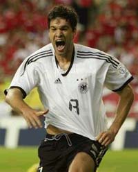 Michael Ballack, after scoring in the semi-final.