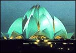 The lotus temple