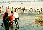 Bathers at Babu ghat