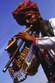 Folk musician performing at the Camel Festival